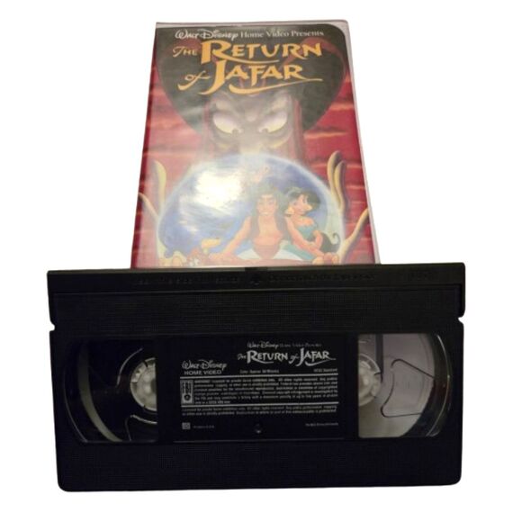 The Return of Jafar VHS Disney Aladdin Sequel - Picture 3 of 4
